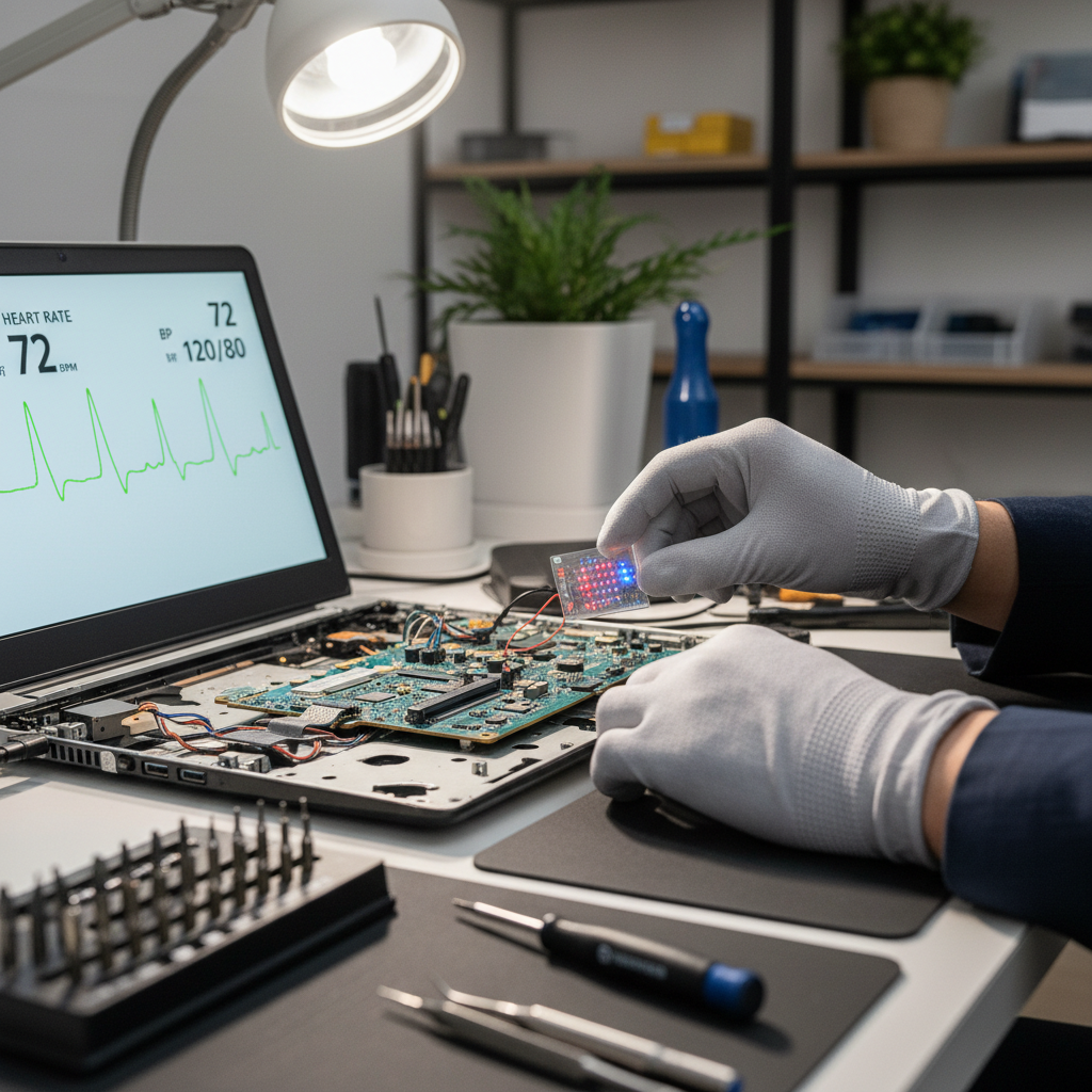 Fingertip Health: Samsung's Sensor OLED Measures Heart Rate & BP