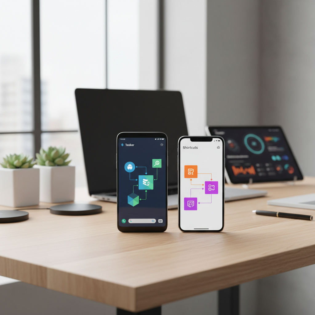 Android Tasker vs. Apple Shortcuts: Mobile Automation Compared