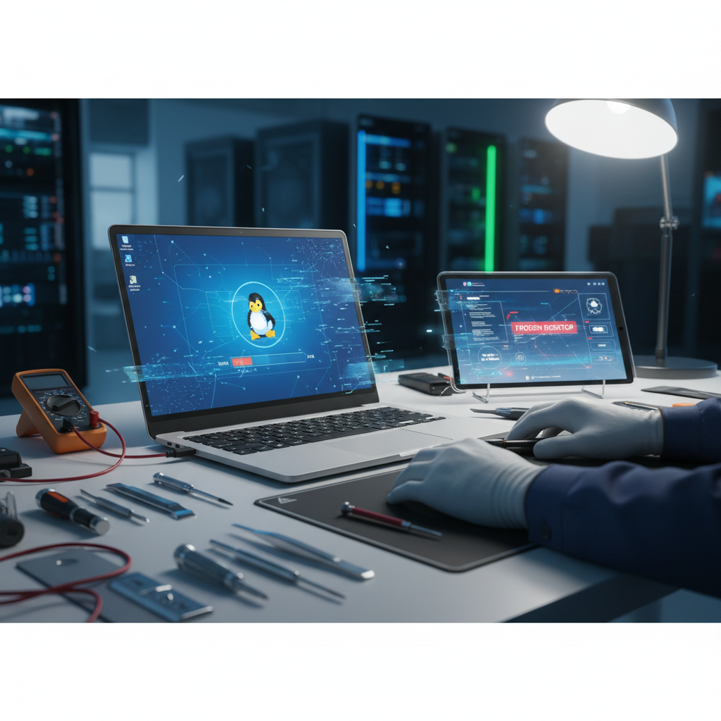 Linux Desktop Frozen? Save Your Work Before Rebooting