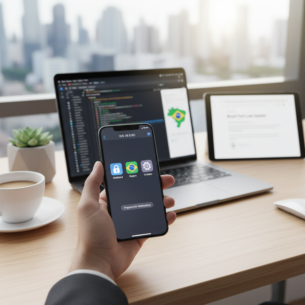 iOS 26.5 RC Prepares iPhone for Sideloading in Brazil