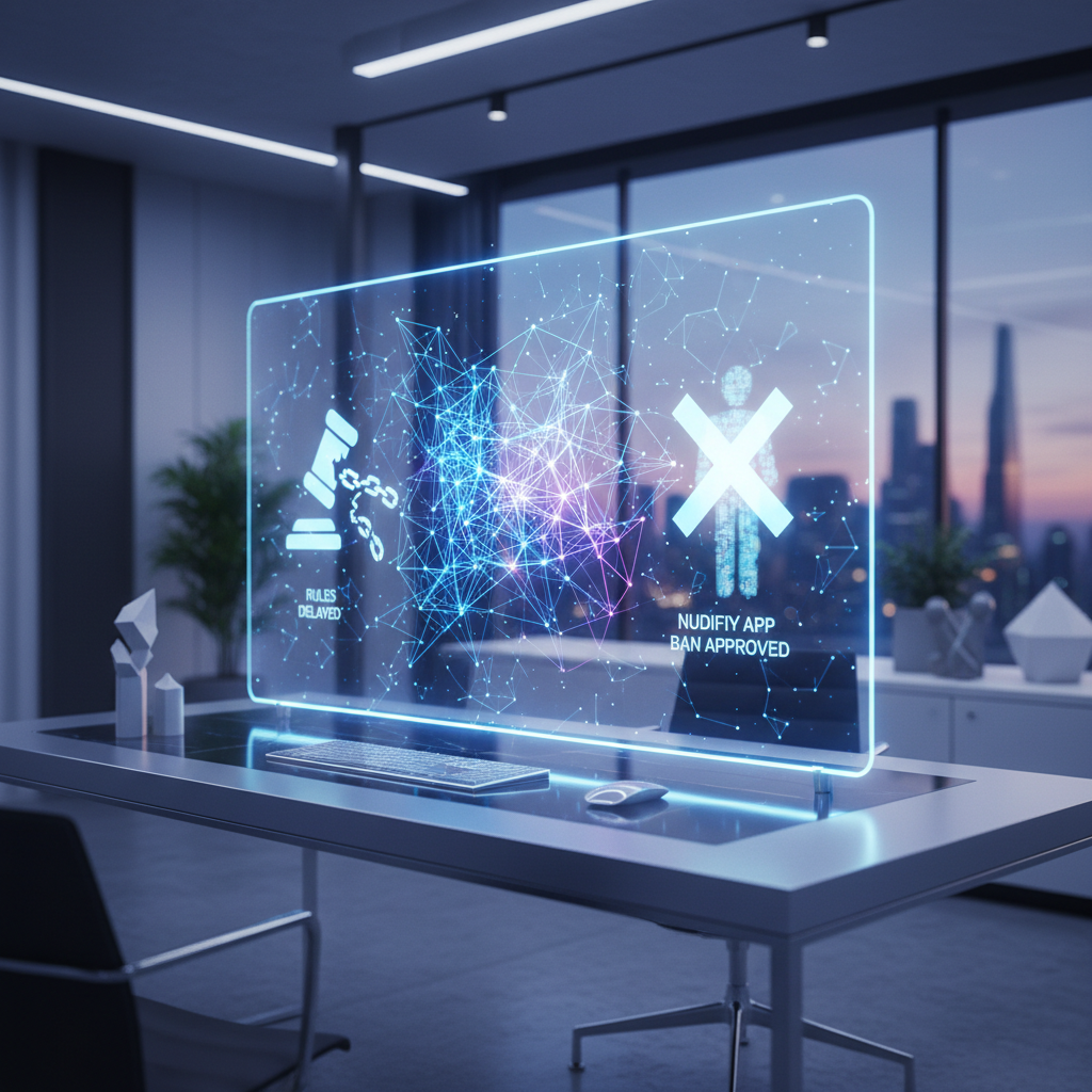 EU AI Rules Delayed, Nudify App Ban Approved by Lawmakers