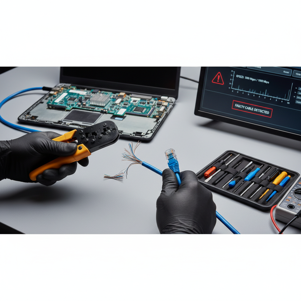 Damaged Ethernet Cable Secretly Halves Your Internet Speed