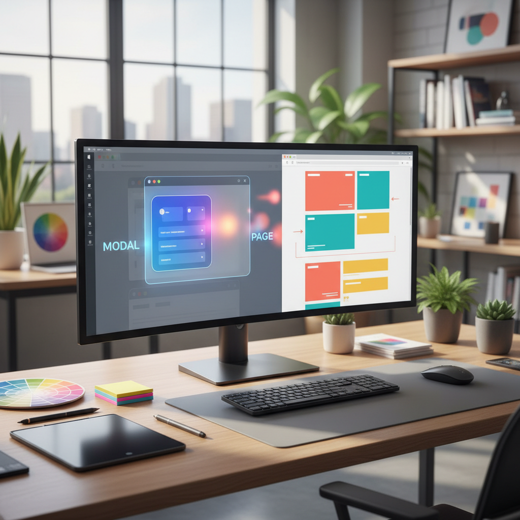 Modal vs. Page: Crafting Better Digital User Experiences