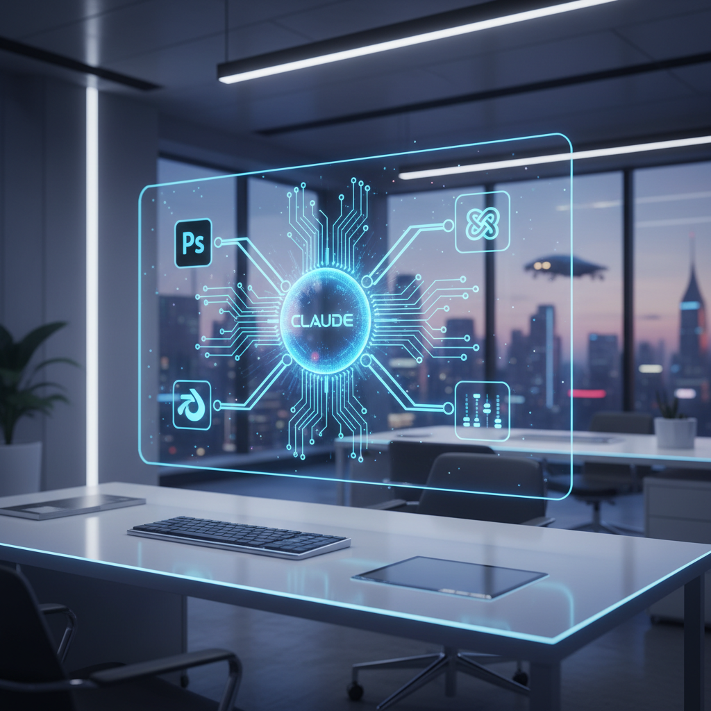 Claude AI Plugs into Photoshop, Blender, and Ableton